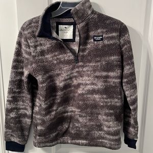 Abercrombie and Fitch youth 11/12 fleece 1/4 zip pullover